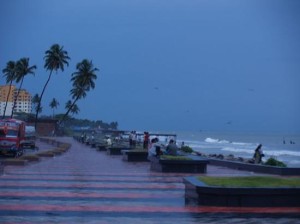 Kozhikode beach evening view