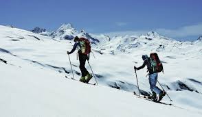 "Skiing in Manali