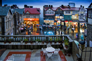 Mall Road in Rainy Season, Shimla