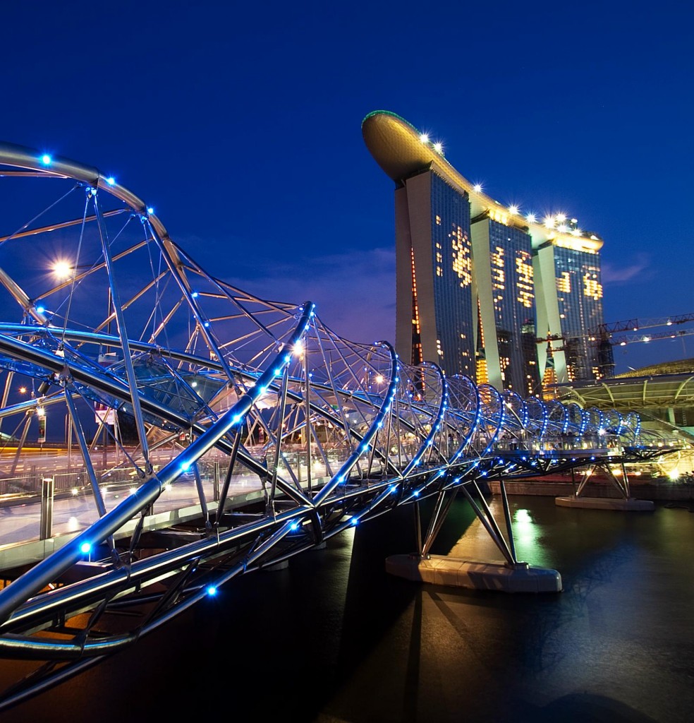 The Helix Bridge, Singapore