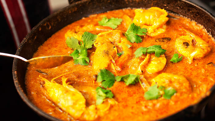 masala prawn kari